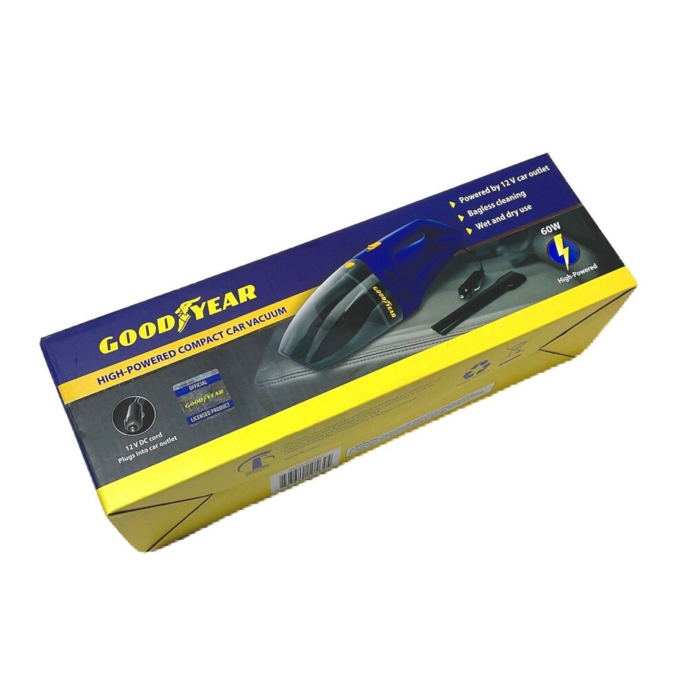 Goodyear High-Powered Compact Car Vac 60W